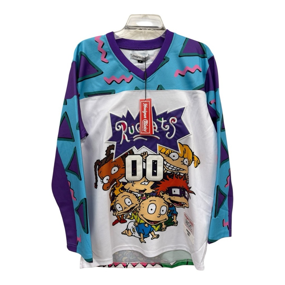 Rugrats Throwback Long Sleeve Jersey - Nostalgic Cartoon Fan Apparel